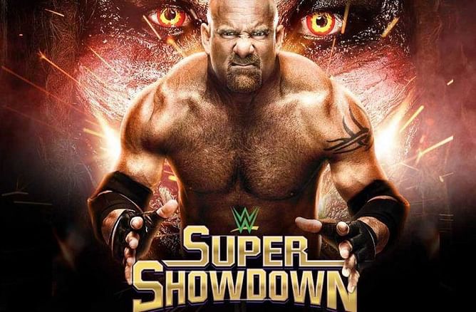 First look at stage construction of WWE Super ShowDown 2020