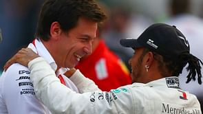 Hamilton and Wolff relaxed over F1 champion's Mercedes future amid 'crazy' speculation