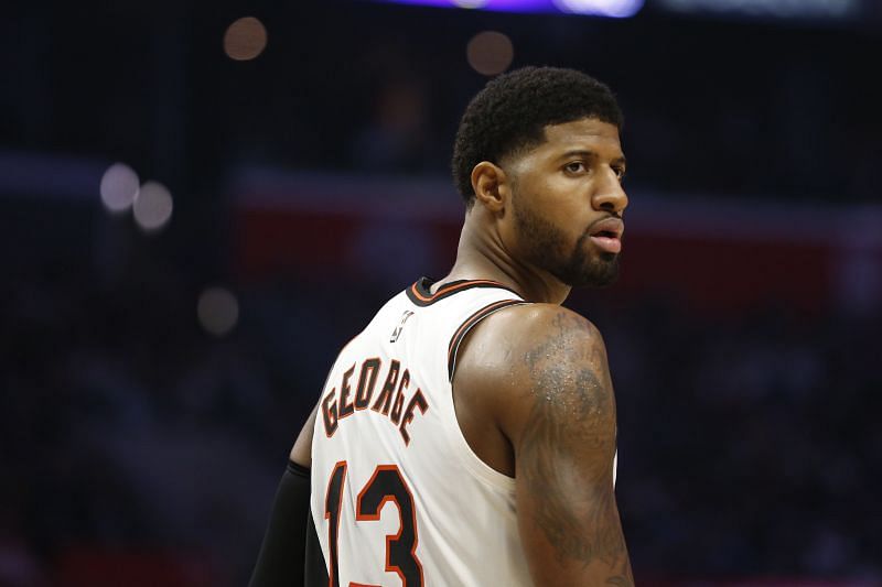 Paul George has struggled with injury throughout his first season in Los Angeles