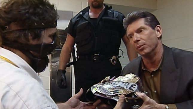 Vince McMahon tricked Mankind into believing that he&#039;s helping him
