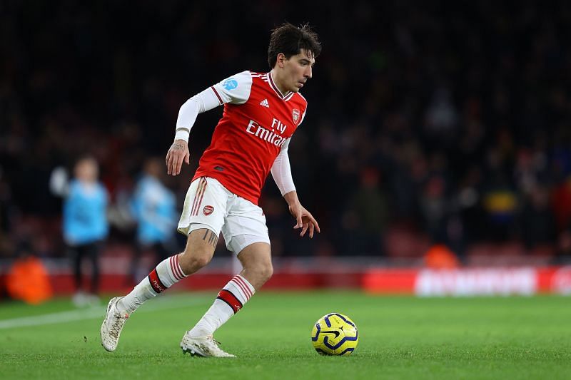 Hector Bellerin had a difficult game at right-back