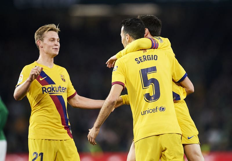 Busquets displayed a great striker&#039;s touch to level the scoring again just before half-time in a frantic game