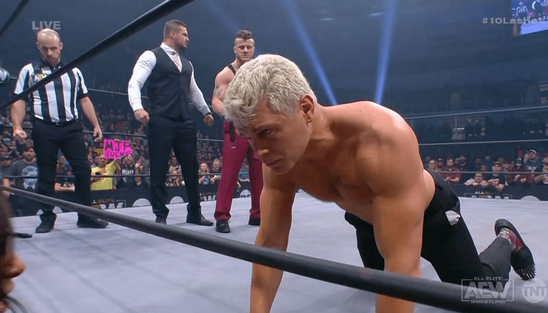 Cody received 10 lashes in a brutal segment