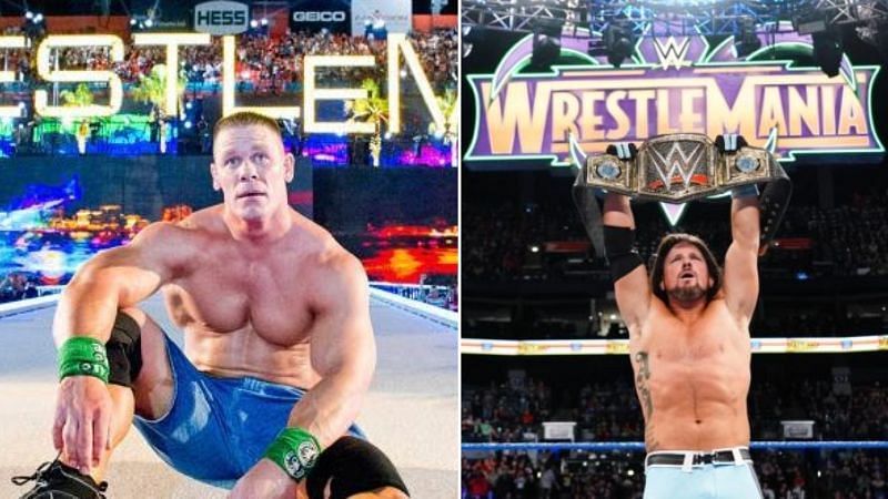John Cena and AJ Styles