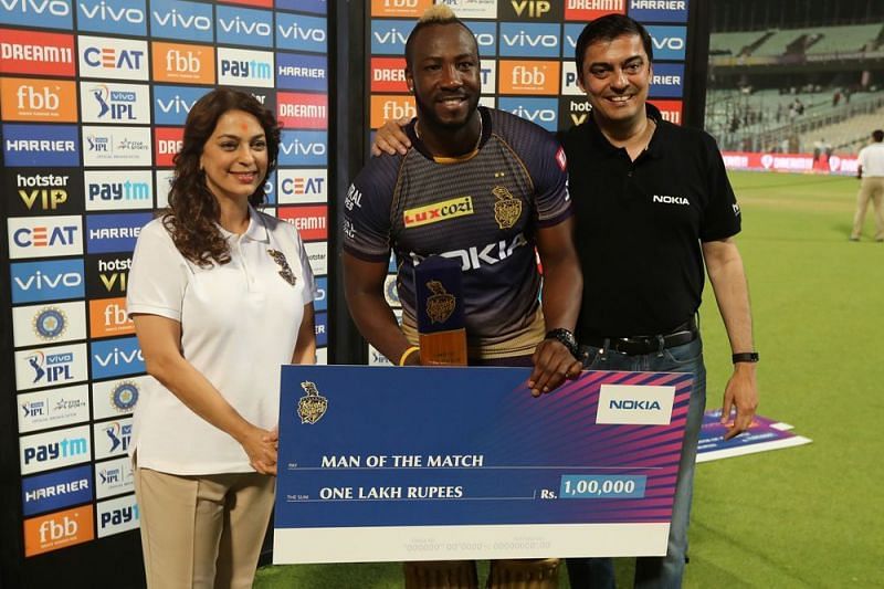 KKR's star all-rounder Andre Russell