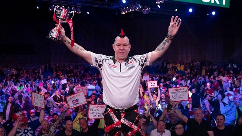 Peter Wright won his second successive major title at the Masters in January.