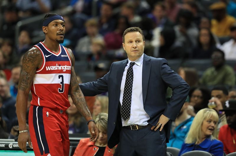 Bradley Beal and Scott Brooks