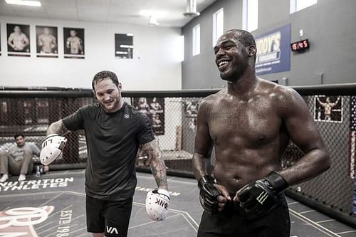 Jones and Lester (Image courtesy: MMAFighting)