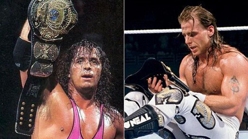 Bret Hart and Shawn Michaels are two-time WWE Hall of Famers