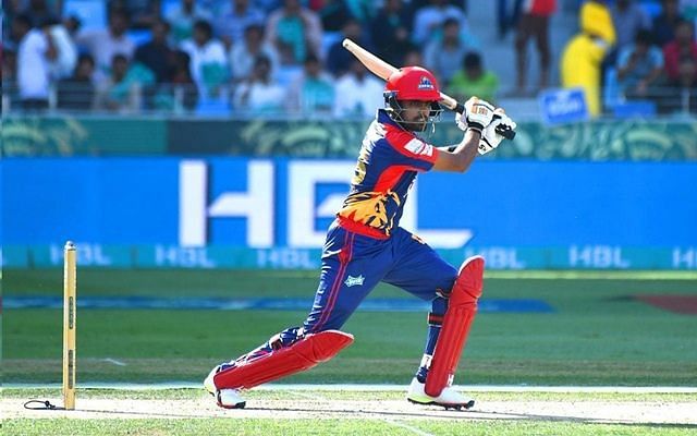 Babaz Azam in action for Karachi Kings