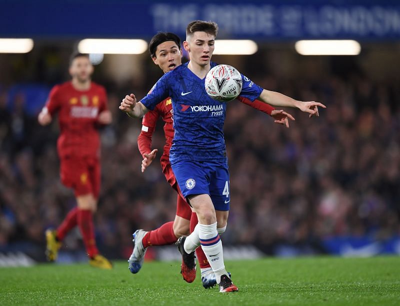 Gilmour put in a dominant performance against Liverpool in the Fa Cup.
