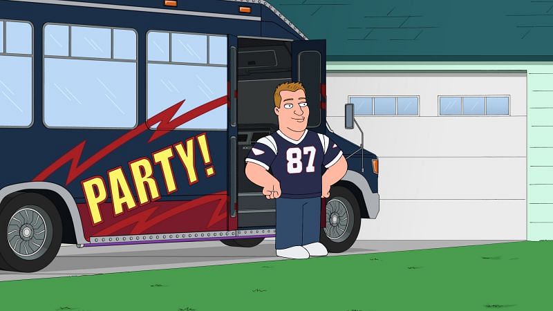 Rob Gronkowski in Family Guy&#039;s 