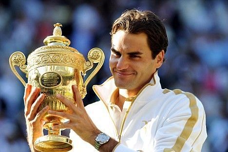Federer beat Andy Roddick in the 2009 Wimbledon final