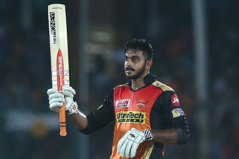 Vijay Shankar would be looking to get his place in the Indian squad back