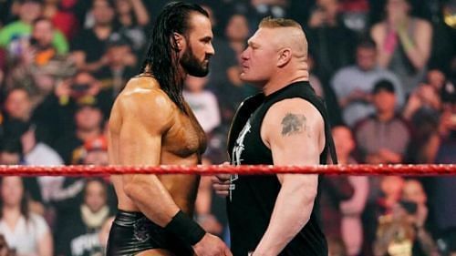 What message does Lesnar have for McIntyre tonight?