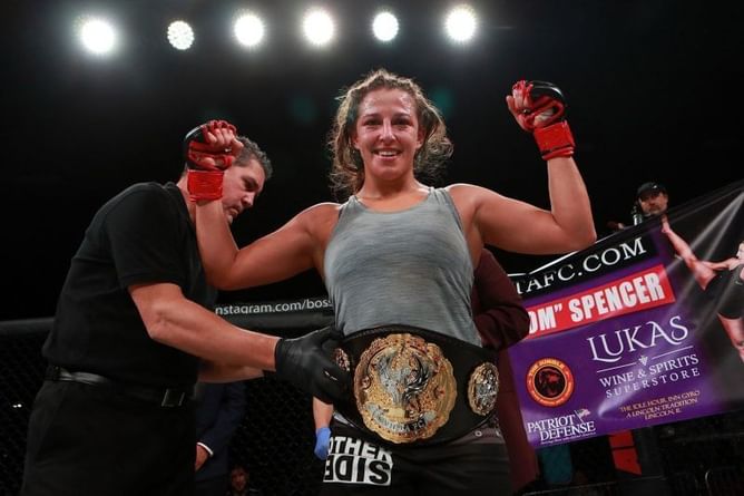 UFC Fight Night 169 - Felicia Spencer finishes Zarah Fairn in style and calls out Amanda Nunes for title fight