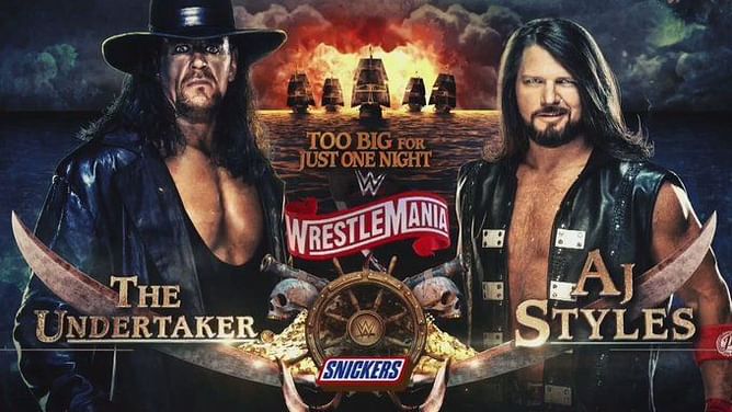 WWE WrestleMania 36: अंडरटेकर और एजे स्टाइल्स के बीच होने वालेे बोनयार्ड मैच के 5 मायने
