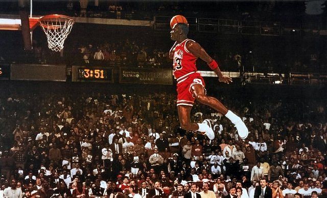 Michael Jordan had a vertical of 46 inches