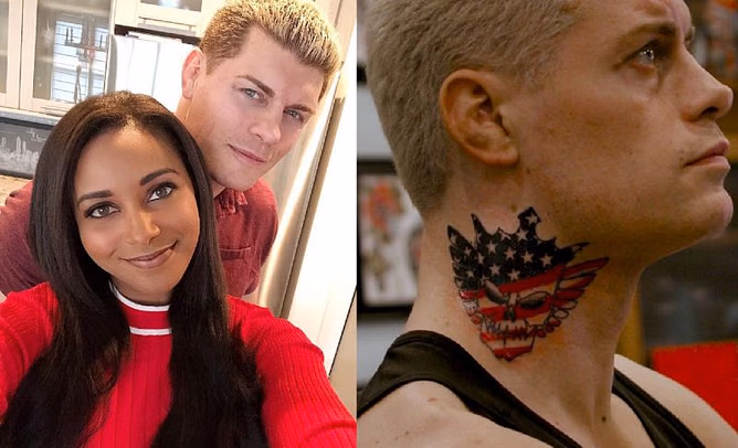 Brandi Rhodes gives her honest opinion on Cody's new neck tattoo