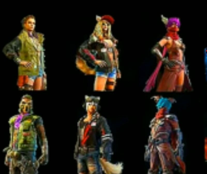 Upcoming skins according to leaks, Photo credits: Free Fire Gamer&#039;s Zone