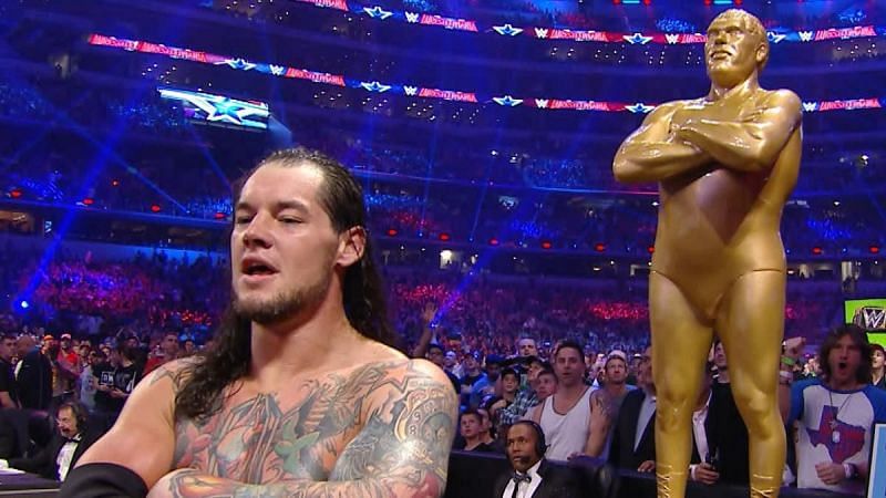 Corbin won the coveted trophy in his main roster debut