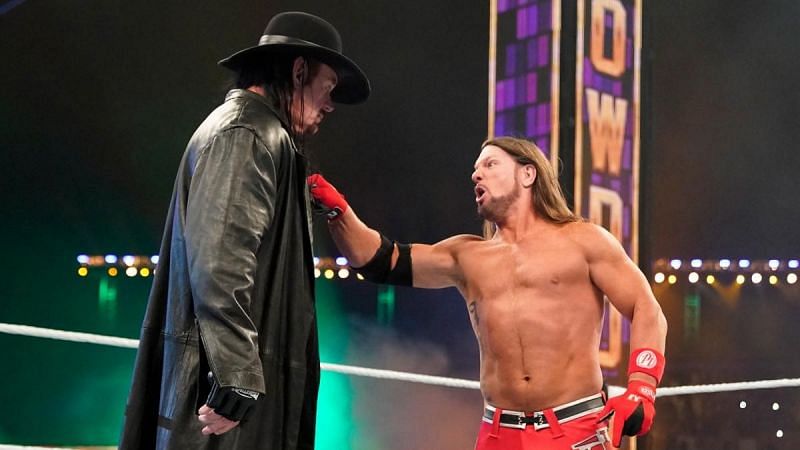 AJ Styles lost the Tuwaiq Trophy because of The Undertaker