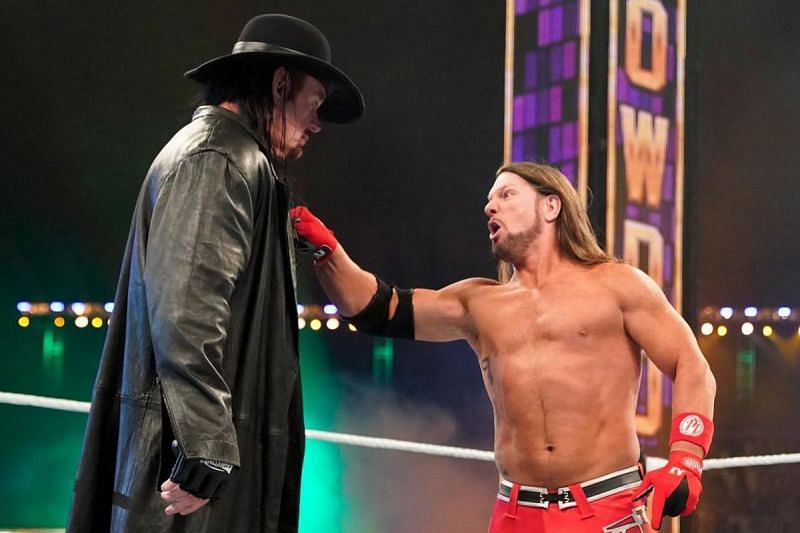 AJ Styles and The Undertaker will face-off at WrestleMania 36