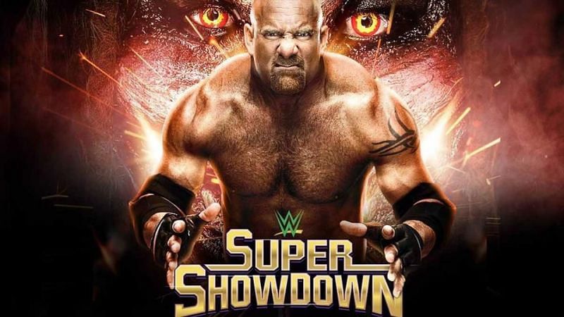 Goldberg tackled the Fiend at Super Showdown.