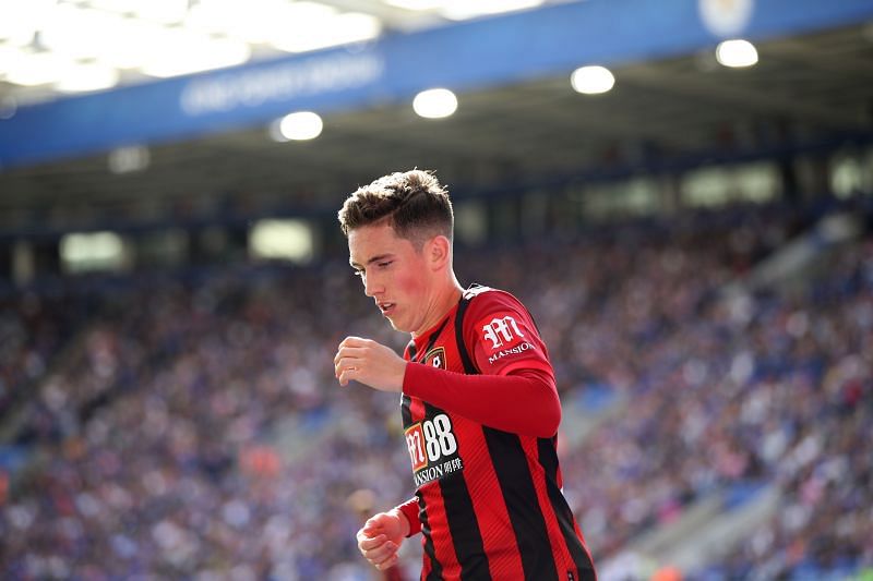 Liverpool loanee Harry Wilson playing for Bournemouth.