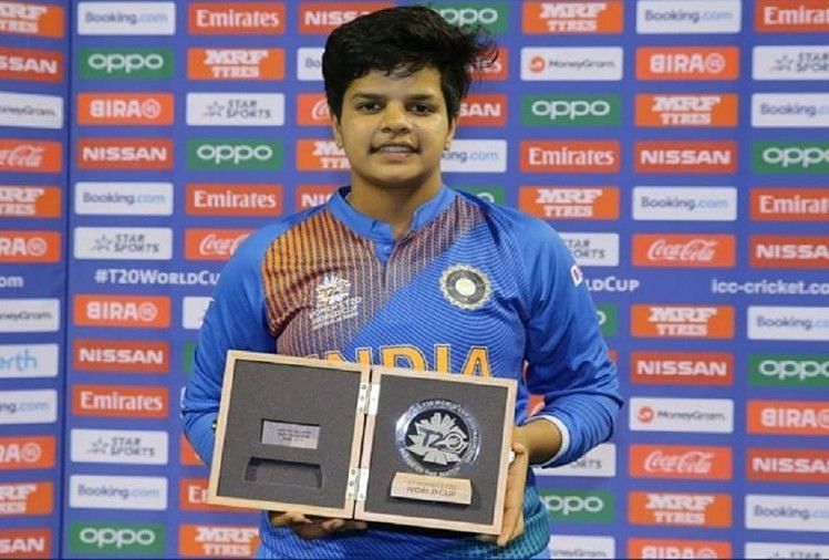 Shafali is the youngest player to be awarded the Player of the Match Award in T20s