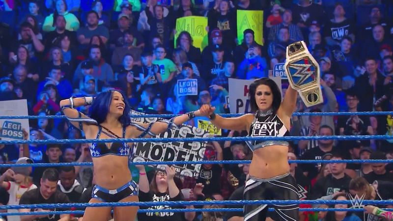 Sasha and Bayley picked up a great win