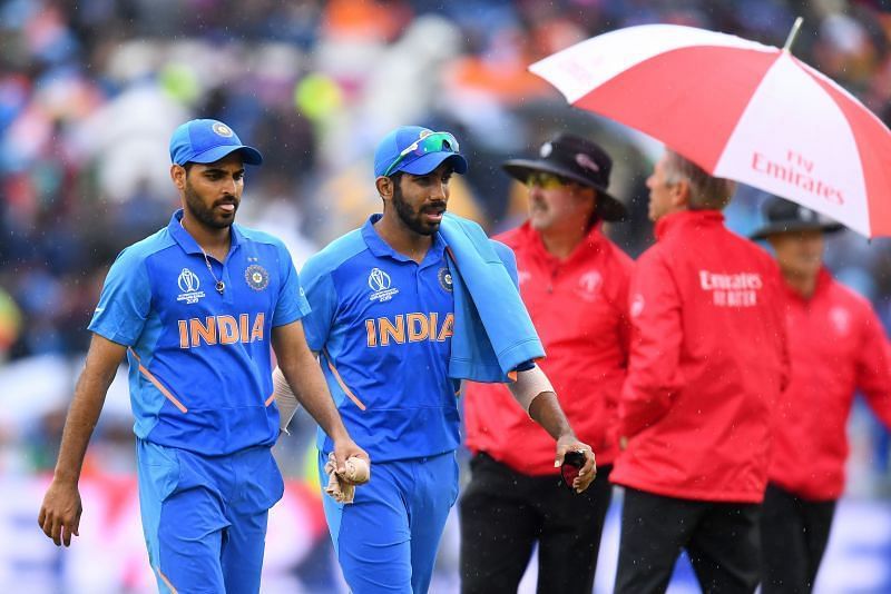 Bhuvneshwar (L) would be returning to action against South Africa