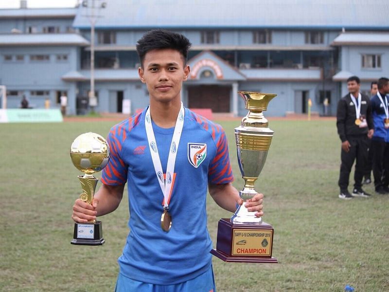 Ninthoinganba Meetei bagged the MVP of SAFF U18 Championship tournament this year