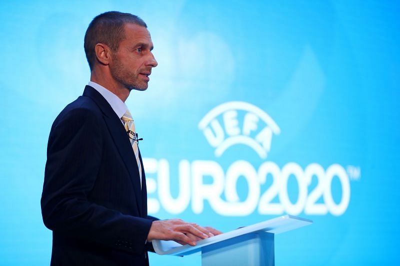 UEFA President Aleksander Čeferin at the EURO 2020 launch