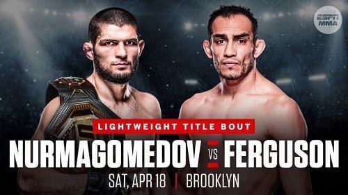 UFC 249 was originally set to go down at the Barclays Center in Brooklyn, New York on April 18