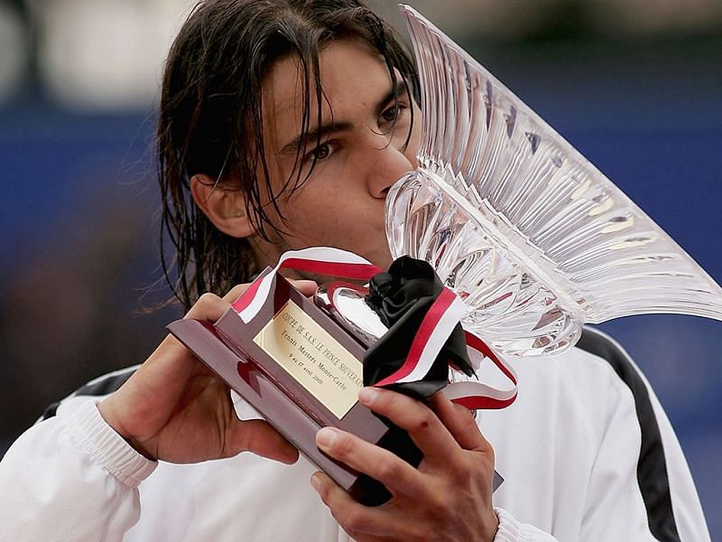 Rafael Nadal lifted his first Masters 1000 title at 2005 Monte Carlo.