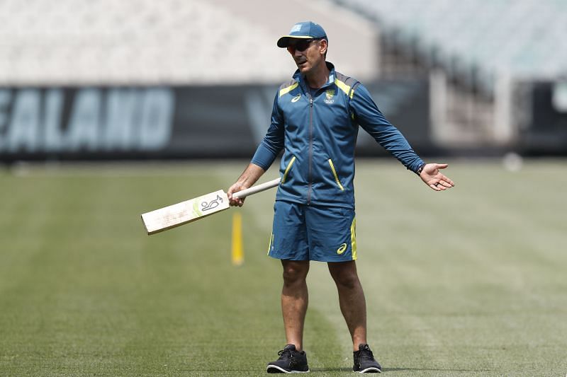 Justin Langer has urged his players to stay positive with no cricket being played currently