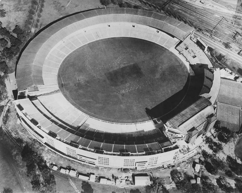 Melbourne Cricket Ground hosted the first-ever Test match