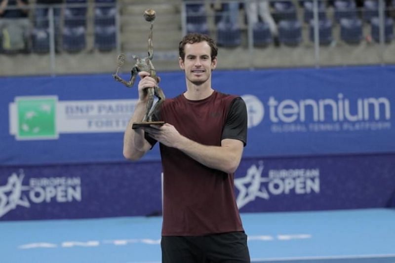 Andy Murray lifts his 46th career singles title at the 2019 European Open in Antwerp