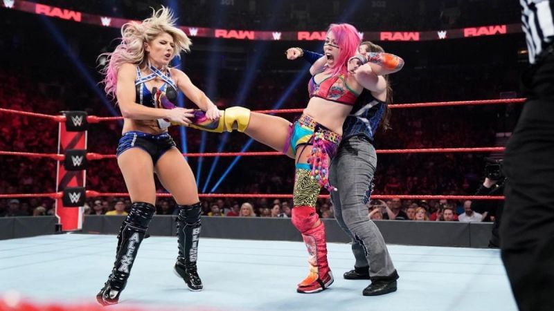 The Kabuki Warriors versus Alexa Bliss and Nikki Cross. Who wins?