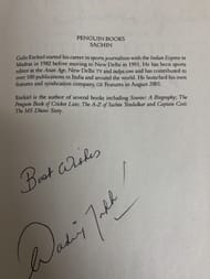 Wasim Jaffer's autograph