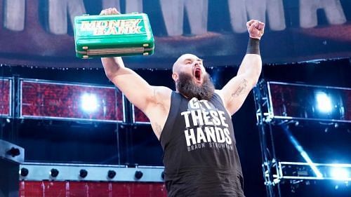 Strowman with the MITB briefcase