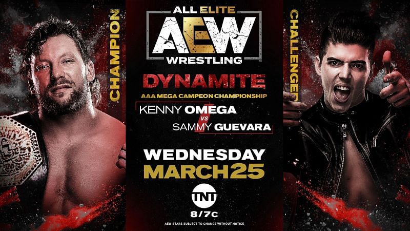 Kenny Omega (AAA Mega Champion) vs Sammy Guevara on AEW Dynamite