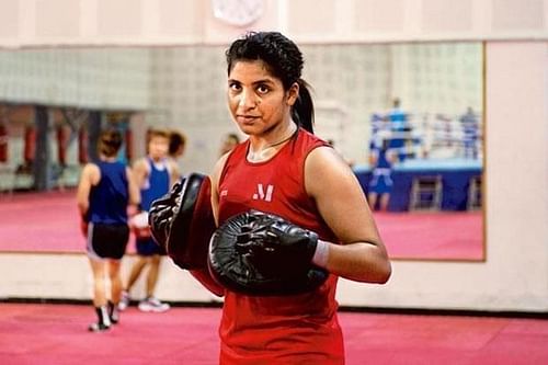 Simranjit Kaur lost the final encounter to settle for a Silver Medal