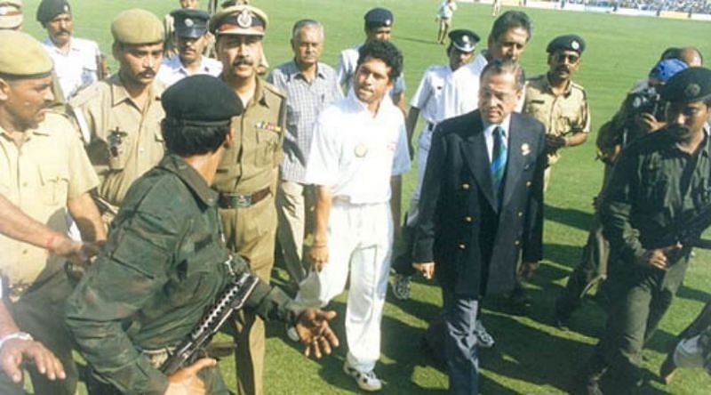 Sachin Tendulkar - Just after he was given run out