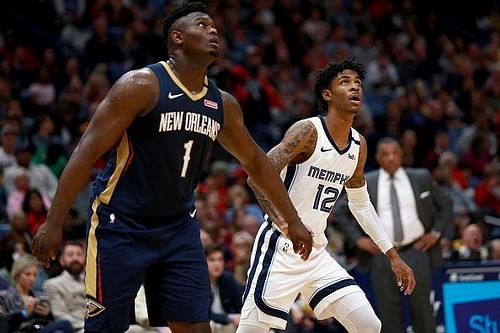 Zion Williamson and Ja Morant