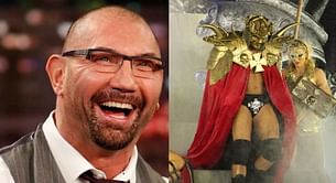 Batista has hilarious reaction to Triple H blaming heavy gear for WrestleMania loss