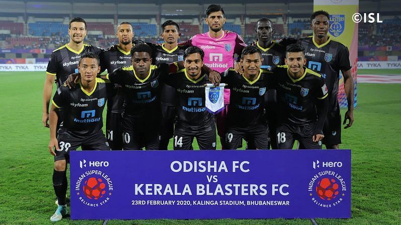 Kerala Blasters starting XI against Odisha FC (Photo: ISL)