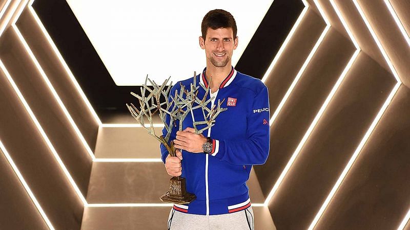 Djokovic lifted his 6th Masters 1000 title of the season at the 2015 Paris-Bercy Masters.