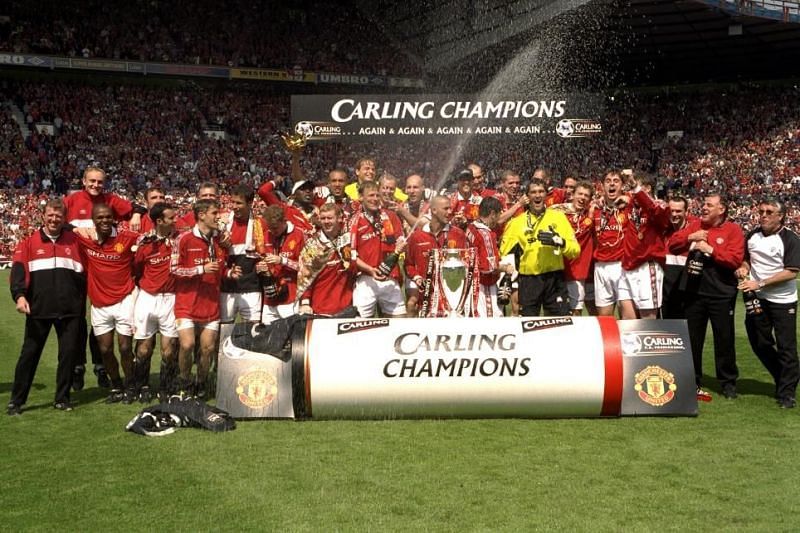 Manchester United won the league title in 1999-00